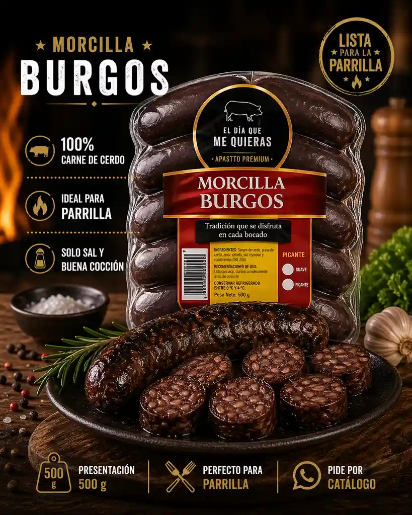 Morcilla Burgos 500g