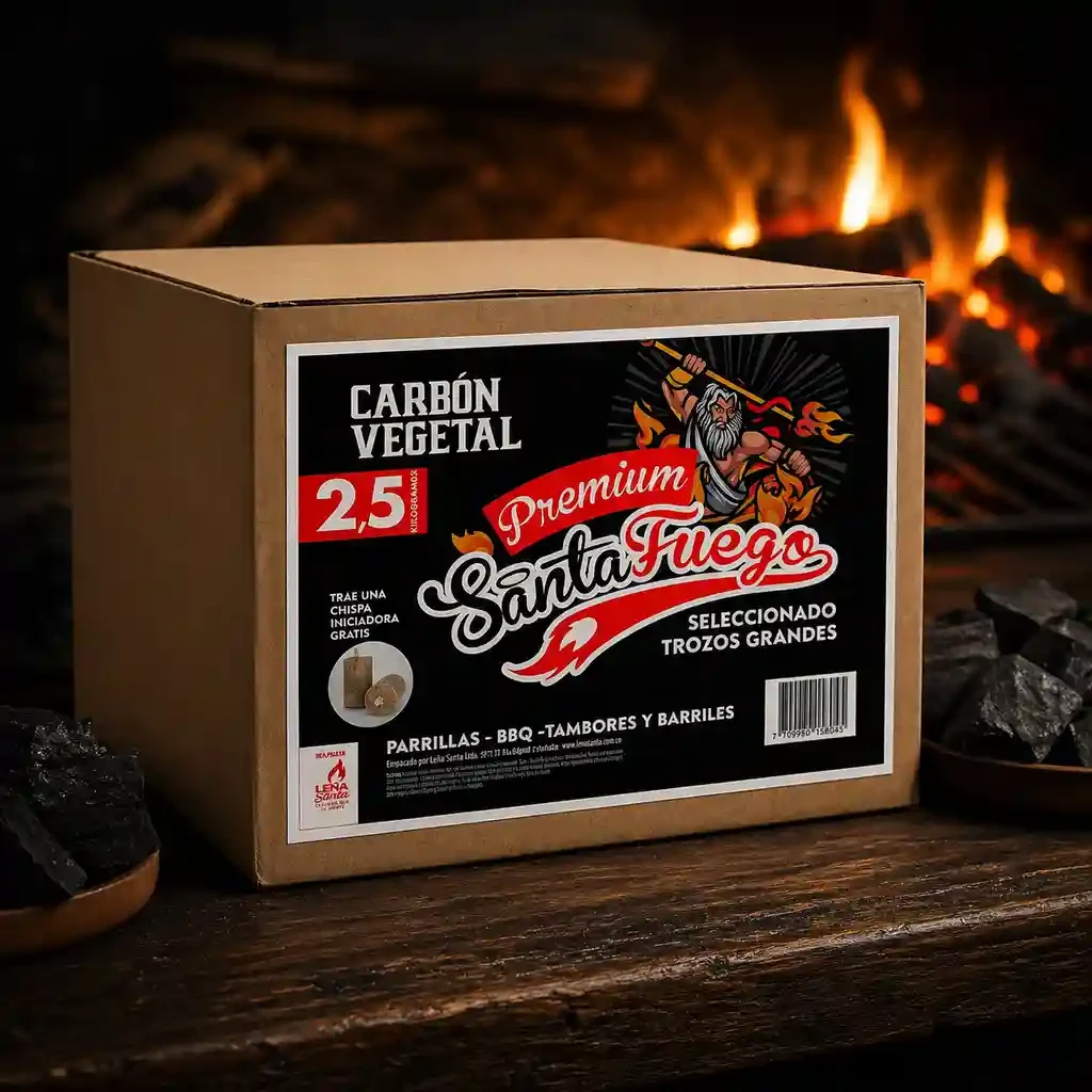 Carbón Santa Fuego 2.5kg