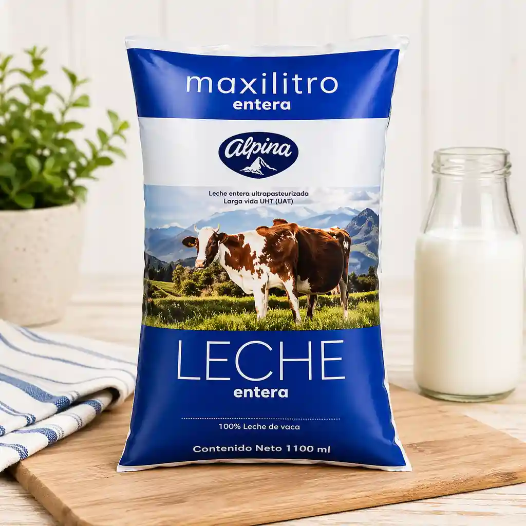 Leche Alpina entera 1.1L
