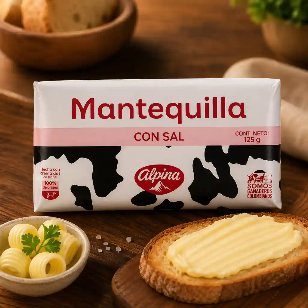Mantequilla Alpina con sal