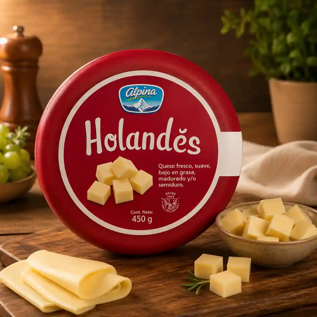Queso holandés Alpina 450g