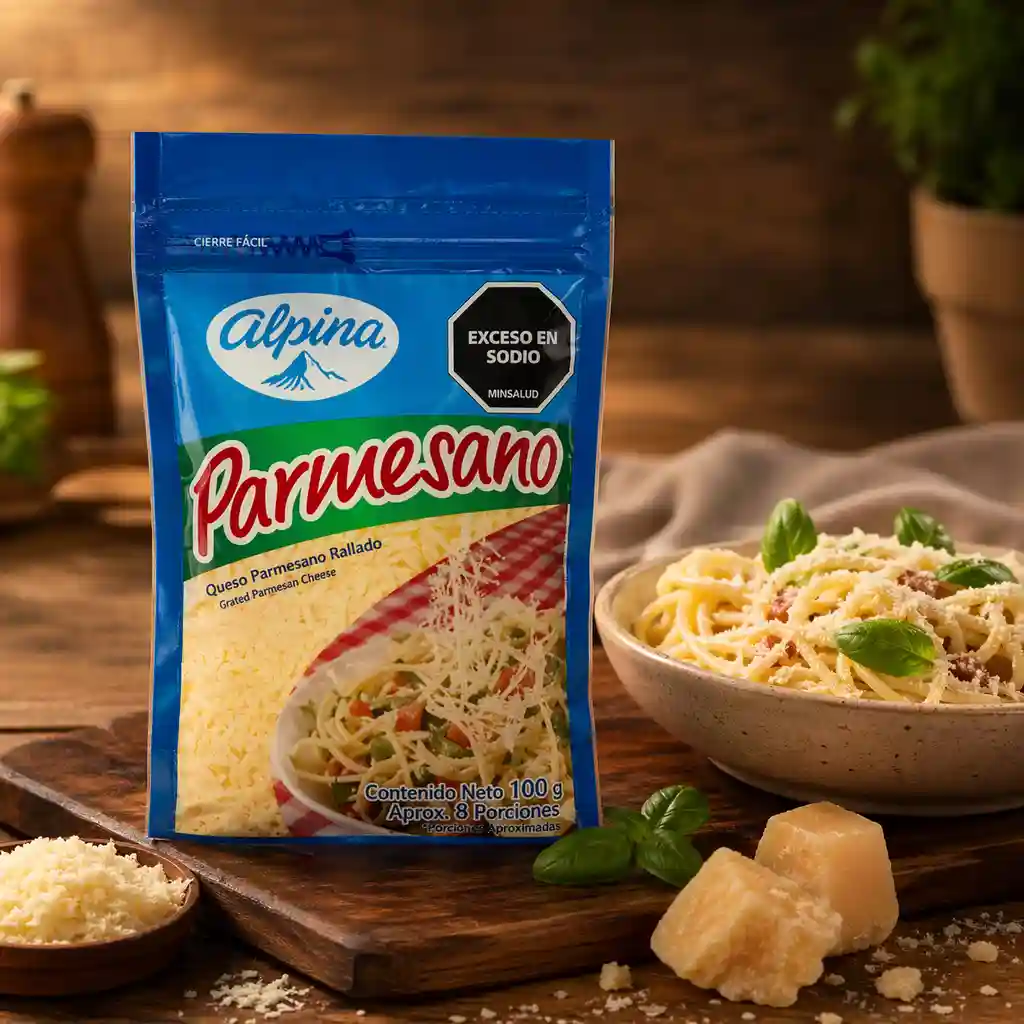 Queso parmesano Alpina 100g